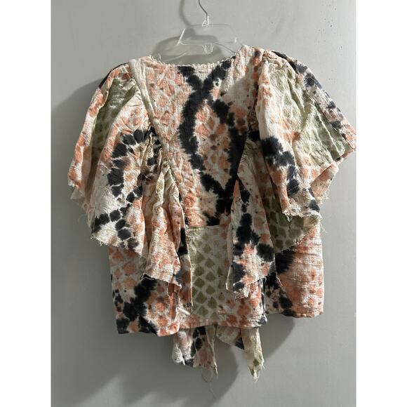 One Teaspoon HAND PAINTED BOA TOP size XS  NEW - Picture 6 of 8